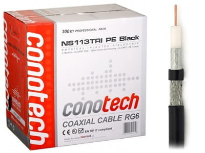 Kabel CONOTECH NS-113 Trishield PE black na metry NS-113triPE Conotech