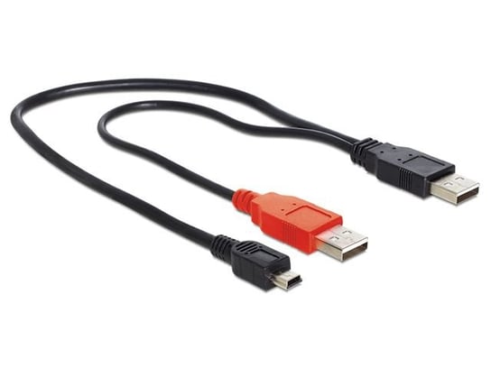 Kabel DELOCK 83178 2 x USB 2.0-A - mini USB, 0.3 m (22576781 ) Delock