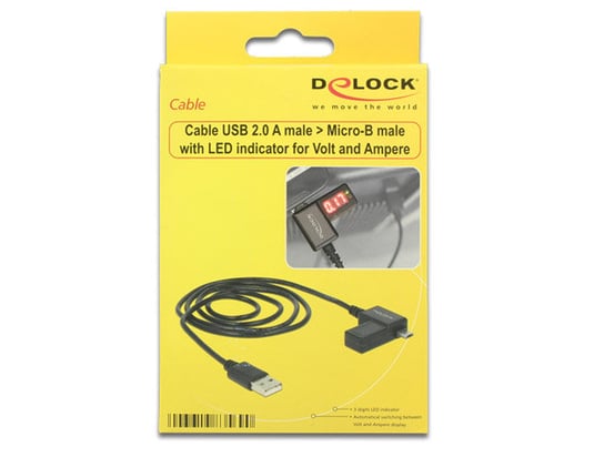 Kabel DELOCK USB 2.0 - micro USB 2.0, 1 m Delock