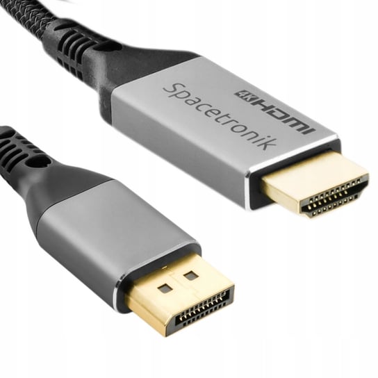 Kabel DisplayPort 1.4 do HDMI 4K 60Hz Przewód DP UHD Spacetronik 1,5m Spacetronik