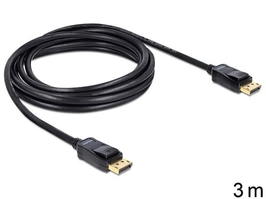 Kabel displayport m/m 5m v1.2 (20 pin) 4k premium czarny DELOCK DELOCK, 3 m Delock