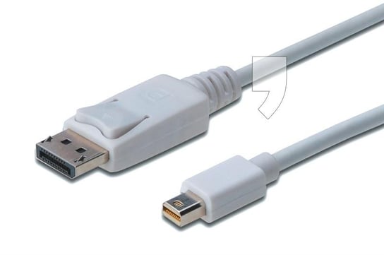 Kabel DisplayPort M - miniDisplayPort M ASSMANN AK-340102-010-W, 1 m Assmann