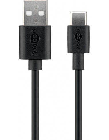 Kabel do ładowania i synchronizacji USB-C™ (USB-A   USB-C™) - Długość kabla 3 m Goobay