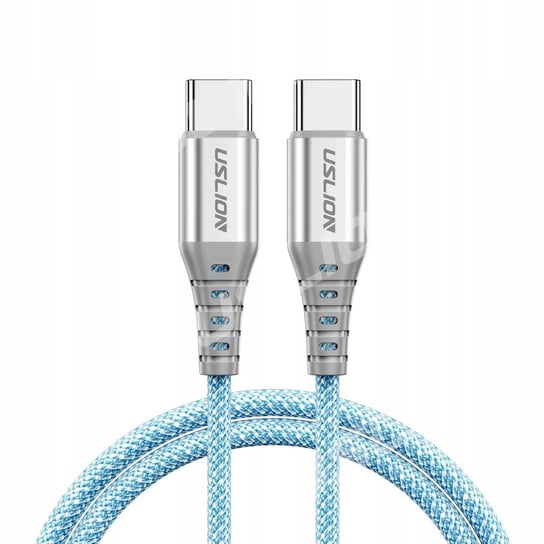 Kabel do ładowania telefonu USB C PD do SAMSUNG XIAOMI REDMI 60W 2 metry USLION