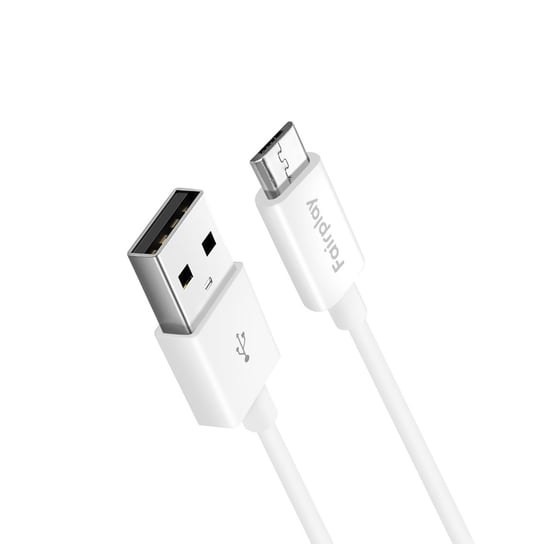 Kabel do ładowania USB na Micro-USB 1 metr ładowania Synchro Fairplay biały Fair Play