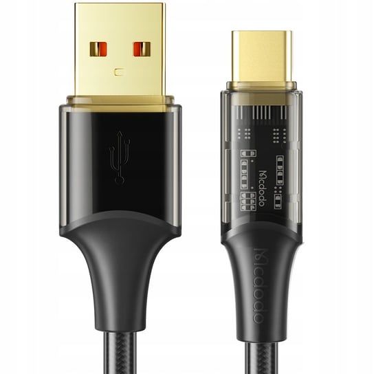 Kabel Do Telefonu Mcdodo Mocny Super Szybki Usb-C 100W 6A 1,2M Czarny Mcdodo