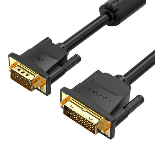 Kabel DVI(24+5) do VGA 3m Vention EACBI (Czarny) Vention