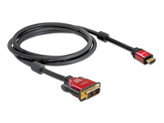 Kabel DVI-D - HDMI DELOCK, 3 m Delock