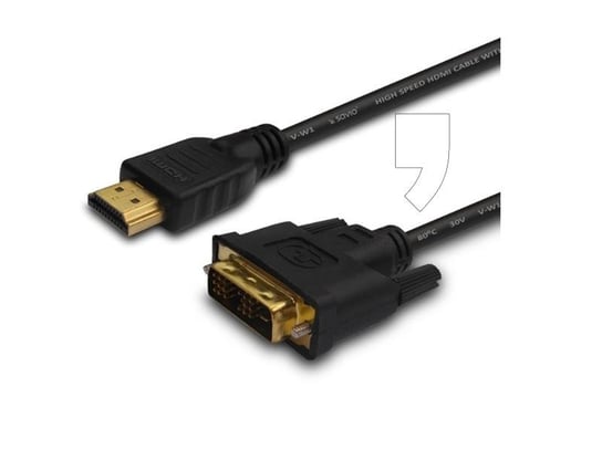 Kabel DVI-D - HDMI SAVIO CL-10, 1.5 m SAVIO