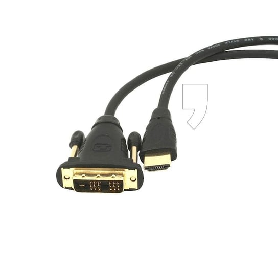 Kabel DVI-D M - HDMI M GEMBIRD, 3 m Gembird