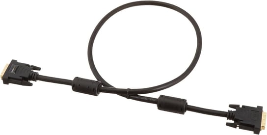 Kabel DVI - DVI 24+1 Adapter 0.9m Pozłacane Złącza Czarny Amazon Basics