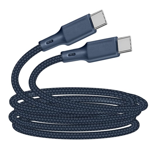 Kabel Eco USB-C 3A Intensywność 2m Recykling Just Green Royal Blue Just Green