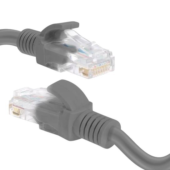 Kabel Ethernet 1m, RJ45 Kategoria 6 Transfer 10Gbps - 250MHz, LinQ - Szary LinQ