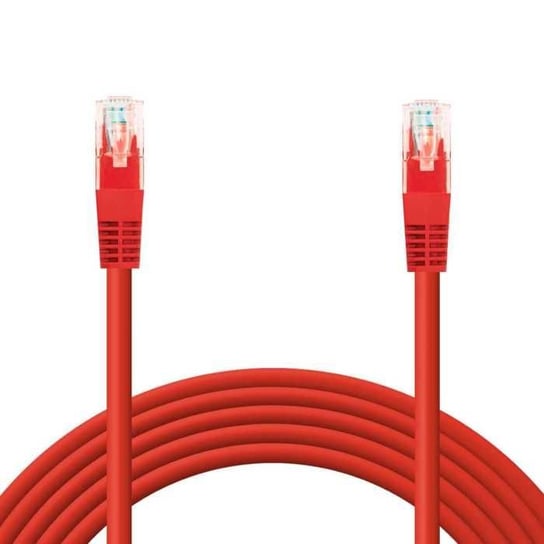 Kabel Ethernet OCIODUAL 1,0 M Cat.6 Kabel sieciowy UTP AWG24 Czerwony 1 Gb/s 500 MHz ze złączem RJ45, kompatybilny z komputerem OCIODUAL