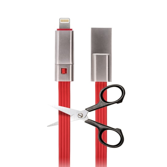 Kabel FOREVER Cut&Fix USB - Lightning 1,5 m 1,5A czerwony naprawialny Forever