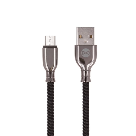 Kabel FOREVER Tornado USB - microUSB 1,0 m 3A, czarny Forever