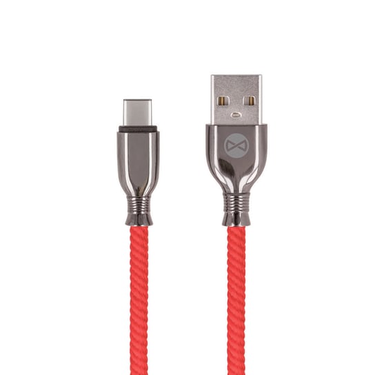 Kabel FOREVER Tornado USB - USB-C 1,0 m 3A, czerwony Forever