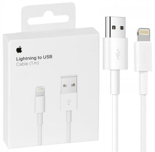 Kabel Foxconn, iPhone, Ipad, Ipod USB - Lightning 1M Biały 8Pin Oryginalny Apple
