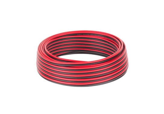 Kabel głośnikowy CCA 0.75mm  czarno-czerwony 10M Lexton