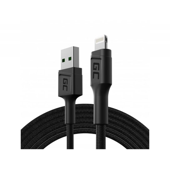 Kabel Green Cell GC PowerStream USB-A - Lightning 200cm dla iPhone, iPad, iPod, szybkie ładowanie Green Cell