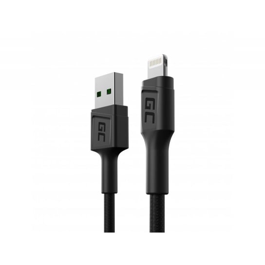 Kabel Green Cell GC PowerStream USB-A - Lightning 30cm dla iPhone, iPad, iPod, szybkie ładowanie Green Cell