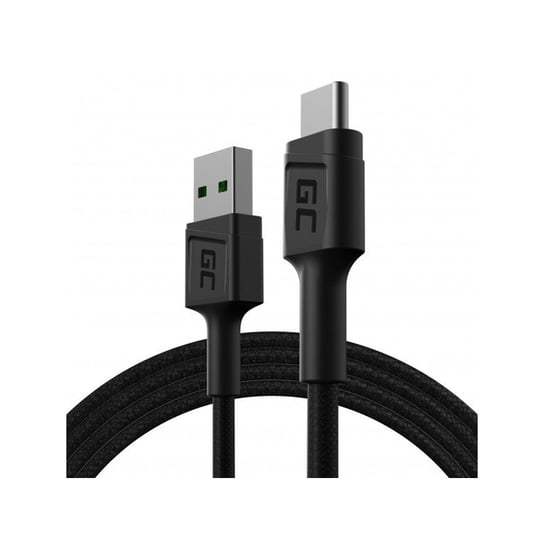 Kabel Green Cell GC PowerStream USB-A - USB-C 120cm, szybkie ładowanie Ultra Charge, QC 3.0 Green Cell