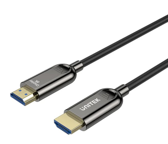 Kabel HDMI 2.1 optyczny Unitek AOC 8K-60Hz, 4K-120Hz - 10m (C11085GY01-10M) Unitek