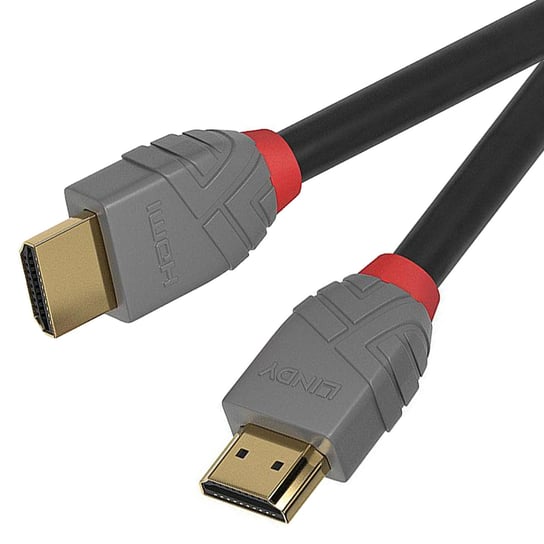 Kabel HDMI 2.1 Ultra High Speed 8K, 10K, 48Gbps Lindy 36951 Anthra Line - 0.5m : Długość - 0,5m Lindy