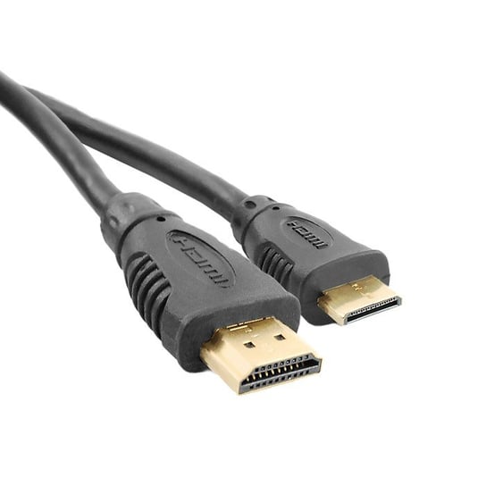 Kabel HDMI A męski Mini HDMI C męski 1.8m Qoltec