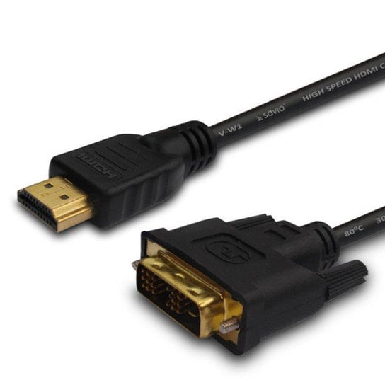 Kabel HDMI-DVI SAVIO CL-10M, 1,5 m SAVIO
