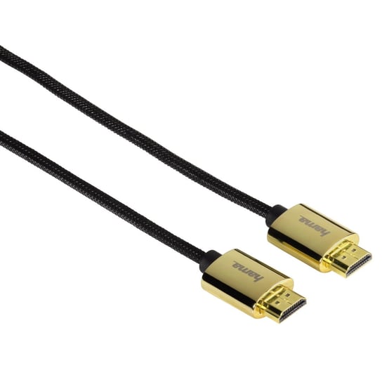 Kabel HDMI HAMA Flex do konsoli SONY PS3, 2 m, czarno-złoty Hama