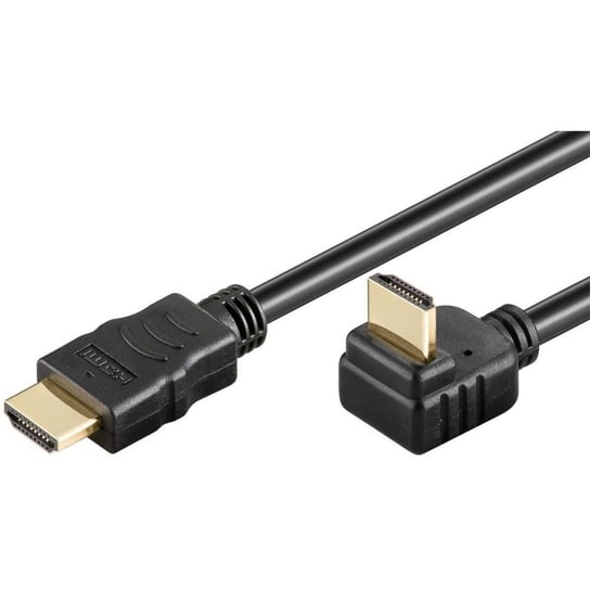 Kabel HDMI/HDMI Techly Kątowy V1.4 M/M Ethernet 2m. Techly