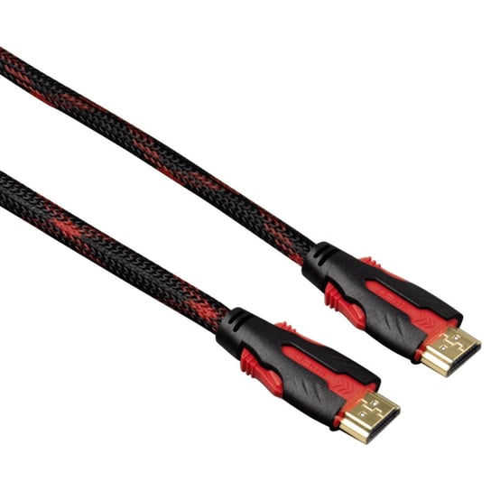 Kabel HDMI HQ do konsoli SONY PS3, 5 m, czarno-czerwony Hama