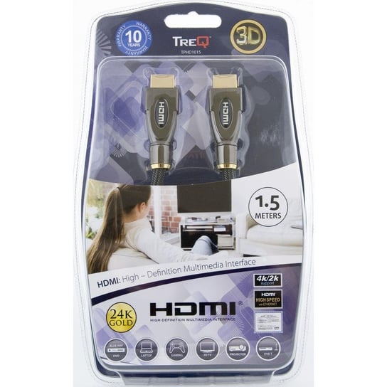 Kabel HDMI TREQ Pro TPHD1015, 1.5 m Treq