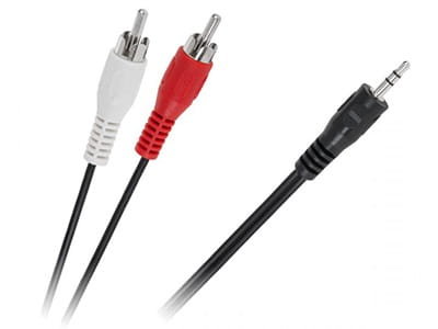 Kabel JACK 3,5 - 2 x RCA 1,2m KPO2747-1,2 Cabletech