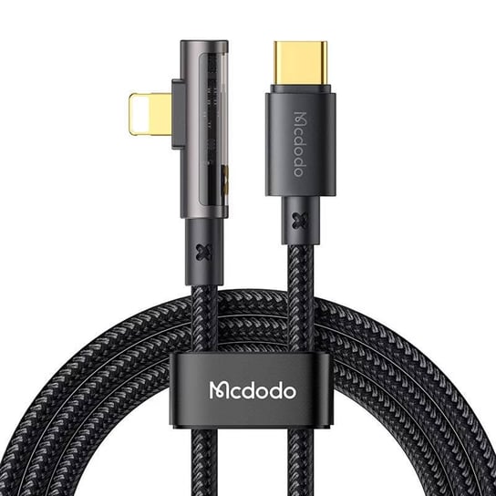 Kabel kątowy Prism USB-C do Lightning Mcdodo CA-3391, 1.8m (czarny) Inna marka