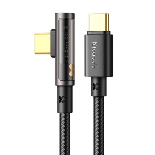 Kabel kątowy Prism USB do USB-C Mcdodo CA-3400, 100W, 1.2m (czarny) Inna marka