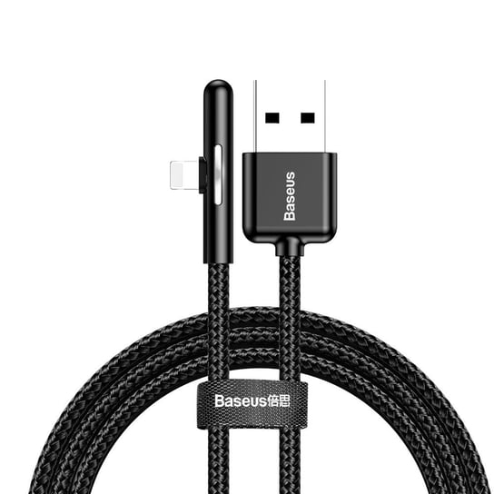 Kabel kątowy USB na Lightning BASEUS dla graczy, 2.4A, 1m Baseus