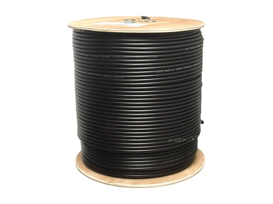 Kabel koncentryczny F690BY czarny + żel 1.1CCS, 300m. Lexton