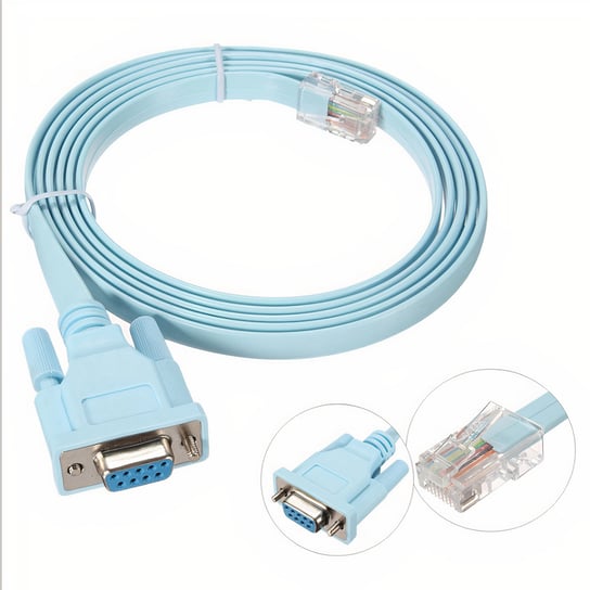 Kabel konsolowy Cisco DB9-RJ-45 do konfiguracji routerów przełączników JSM FITNESS