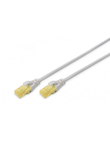 Kabel krosowy (patch cord) RJ45-RJ45, kat.6A, U/UTP, AWG 26/7, LSOH, 2m, szary, 1szt DIGITUS Professional