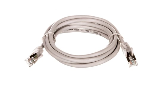 Kabel krosowy patchcord F/UTP kat.5e CCA szary 2m 50128 Goobay