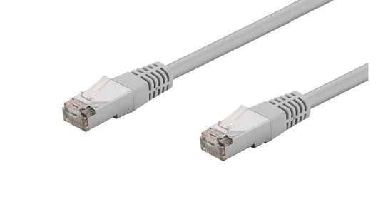 Kabel krosowy patchcord F/UTP kat.5e CCA szary 3m 73079 Goobay