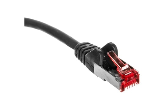 Kabel krosowy patchcord S/FTP (PiMF) kat.6 LSZH czarny 2m 68696 Goobay