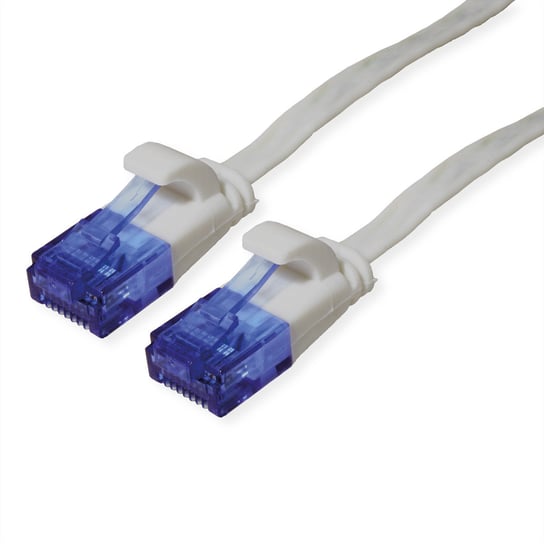 Kabel krosowy UTP VALUE, kat. 6A (klasa EA), bardzo płaski, szary, 1,5 m Value