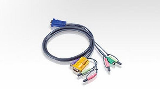 Kabel KVM HDB-15/Audio Combo/2 x PS/2 - SPHD-15/Audio Combo ATEN, 1.8 m Aten