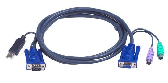 Kabel KVM VGA/USB-A - VGA/2 x PS/2 ATEN, 1.8 m Aten