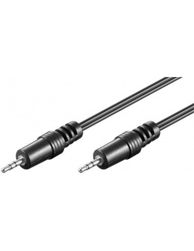 Kabel łączący audio AUX, 2,5 mm stereo - Długość kabla 1.5 m Goobay
