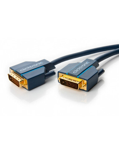 Kabel łączący DVI-D - Długość kabla 1 m Clicktronic