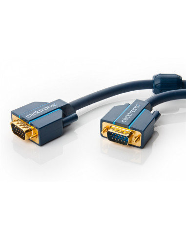 Kabel łączący VGA - Długość kabla 3 m Clicktronic